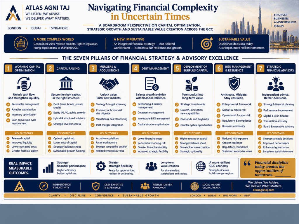 Financial strategy for capital optimization, growth, resilience, and value creation
